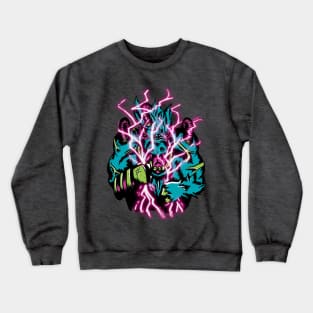 Electric Monster Power Blue Crewneck Sweatshirt